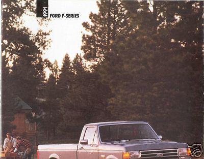 1991 ford f-series pickup sales brochure folder fdt9103 original excellent cond