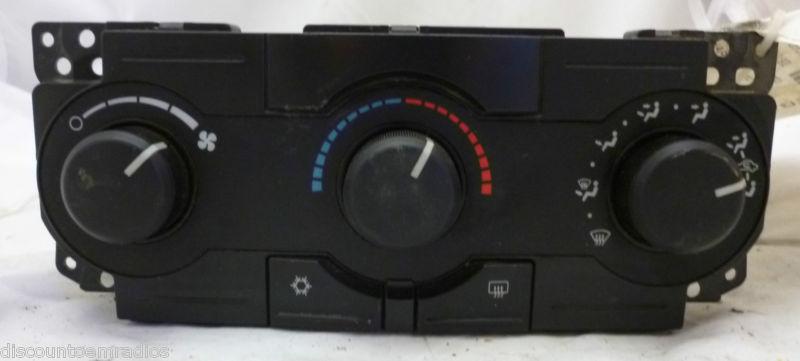 08-10 dodge charger ac / heater climate control p55111870a1