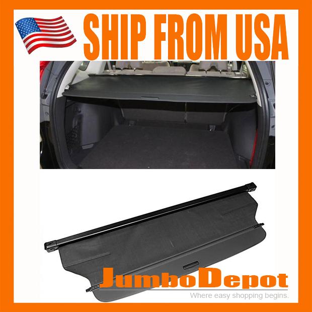 Us for 2012 honda crv cr-v cargo cover trunk shade retractable black new 12+