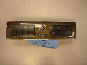 W203 07 mercedes c230 wooden dash trim w/ switches oem