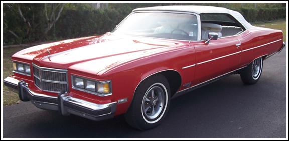 Pontiac grandville, 1971-1976, convertible top package