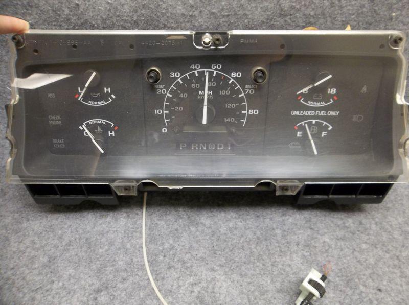 1994 ford truck bronco automatic instrument cluster gauges 17059