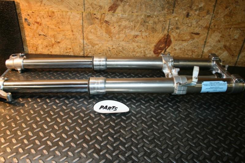 2005 kawasaki kx250f kx 250 front forks with triple tree/clamps 