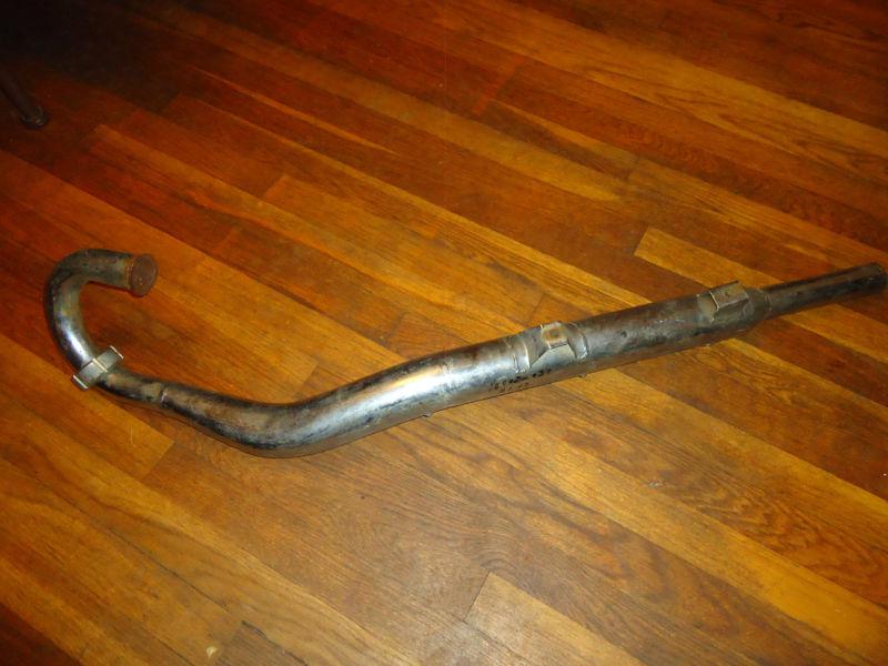 1967-1968 kawasaki a1 ss exhaust muffler part# 18002-021 