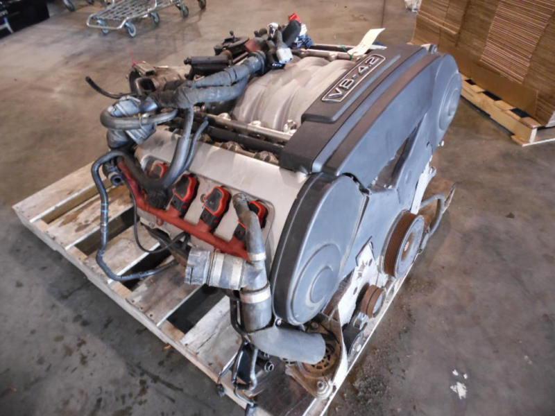 03 04 05 06 audi a8 a8l engine motor assembly 4.2l 8 cyl bfm 135k oem