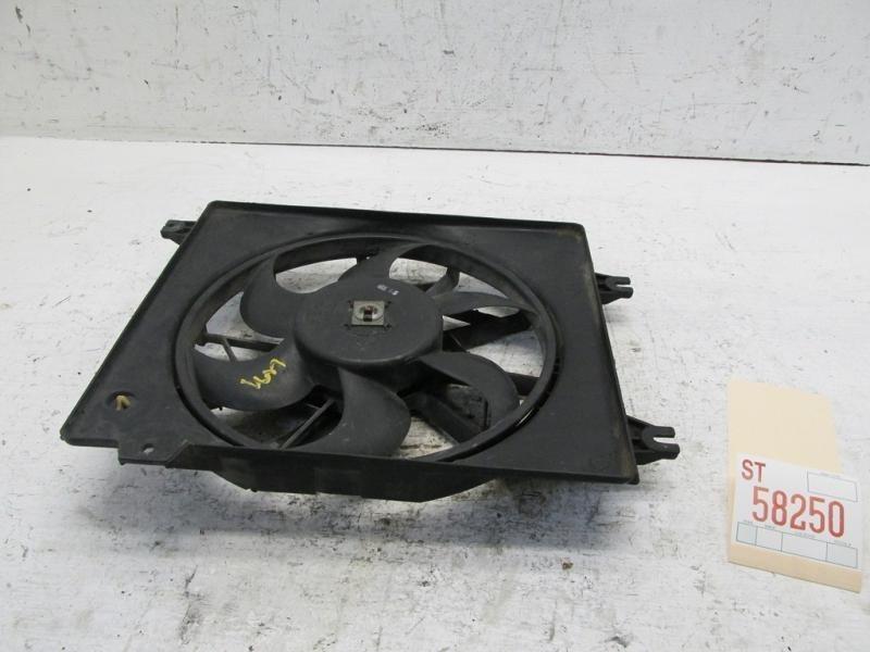 96 97 98 99 00 elantra sedan 2.0l ac a/c condenser cooling fan motor shroud oem