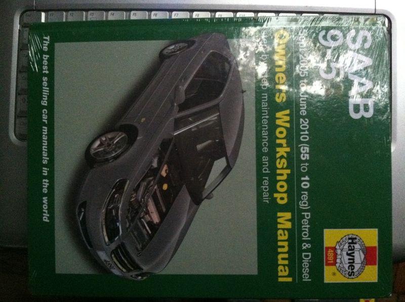 New hardbound haynes repair manual 2005-2006 2007 2008 2009 2010 saab 9-5 95