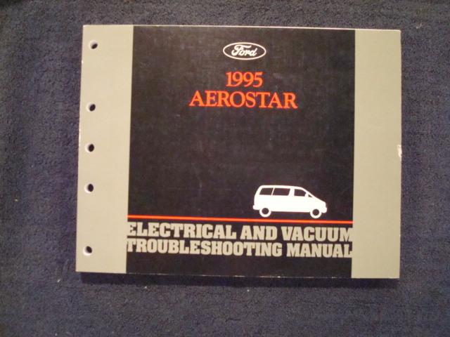 1995 ford aerostar van factory shop service electrical/wiring repair manual book