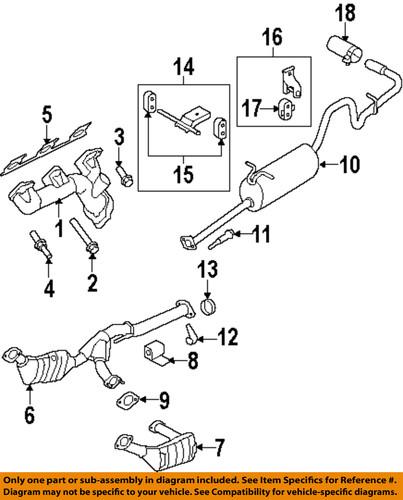 Ford oem n811573s431 exhaust-manifold bolt