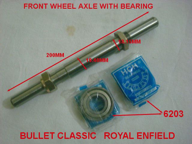 Royal enflied bullet classic . front axle 200 mm with bearing.  old model bullet