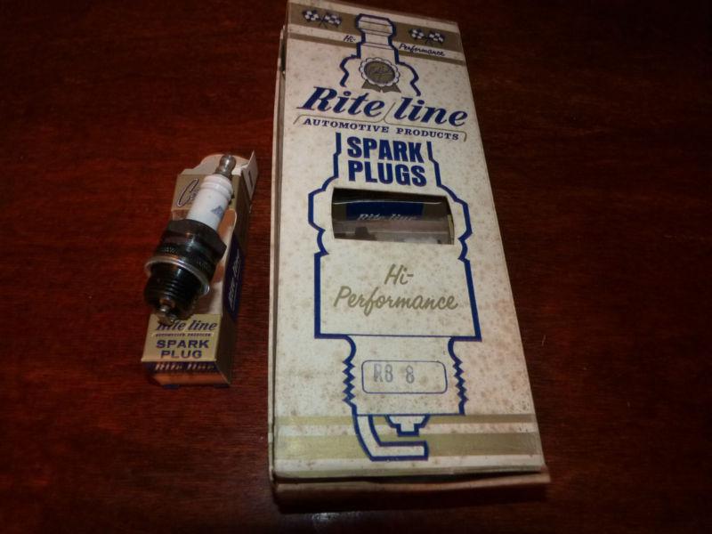 Rite line spark plugs vintage nos - box of 8 - various numbers available