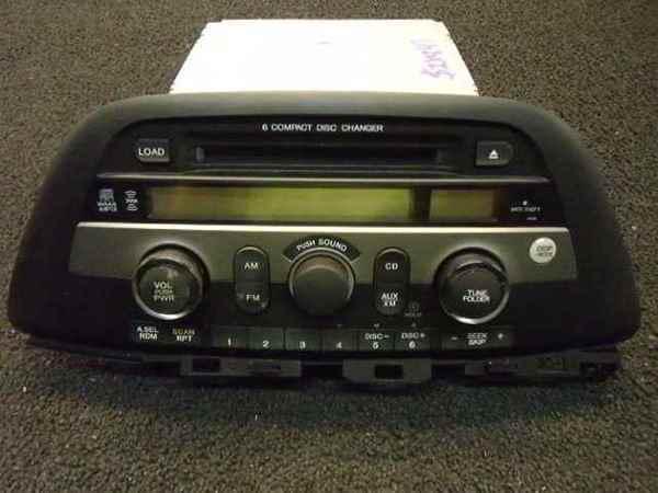 05-10 honda odyssey oem 6 disc cd player xm radio lkq