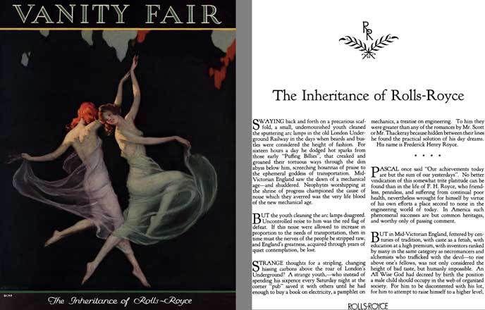 Rolls royce 1931 - vanity fair - the inheritance of rolls-royce