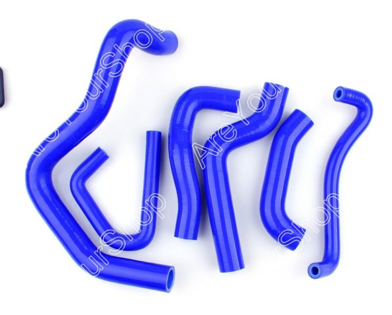 Blue kit silicone hose radiator heater kawasaki zx6r ninja 2007-2008