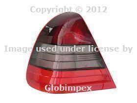 Mercedes w202 left taillight lens r&s oem new + 1 year warranty