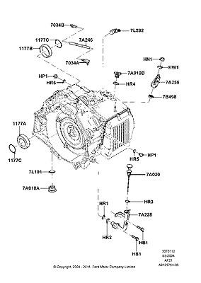 5g1z7a228aa tube oil filler 05 06 07 five hundred