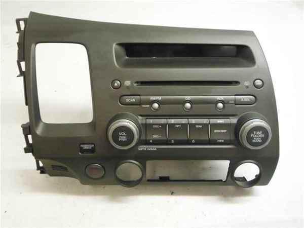 Honda civic oem single disc cd mp3 wma radio 2am0 lkq