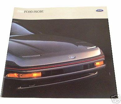 1989 89 ford probe brochure gl lx gt