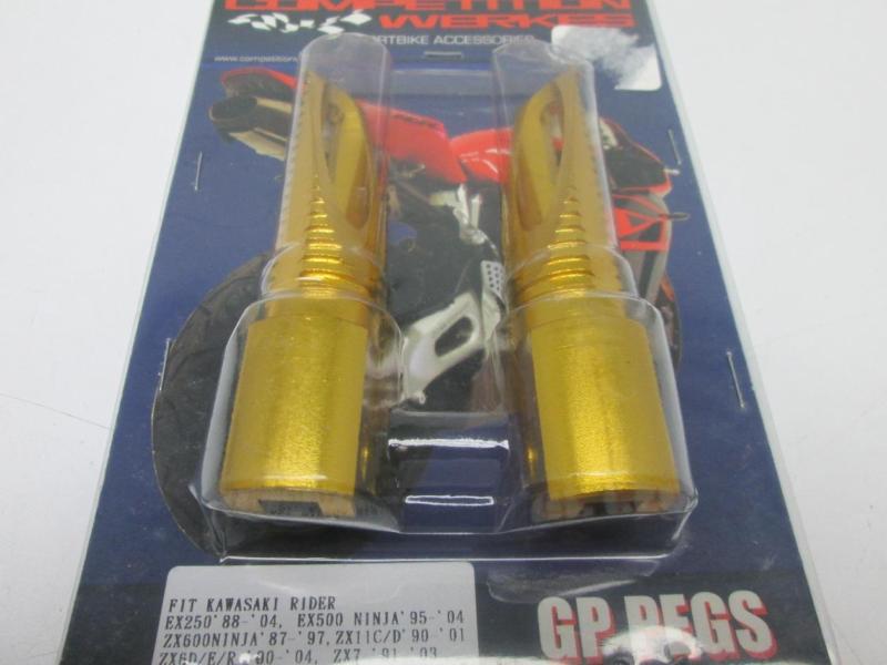 Competition werkes gp rider footpegs kawasaki rider