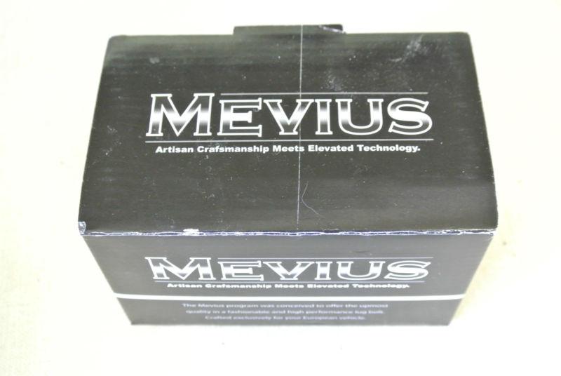 *mevius* lug bolt set- 17mm*cone seat*-m12 x 1.50 x 40 mm (black)