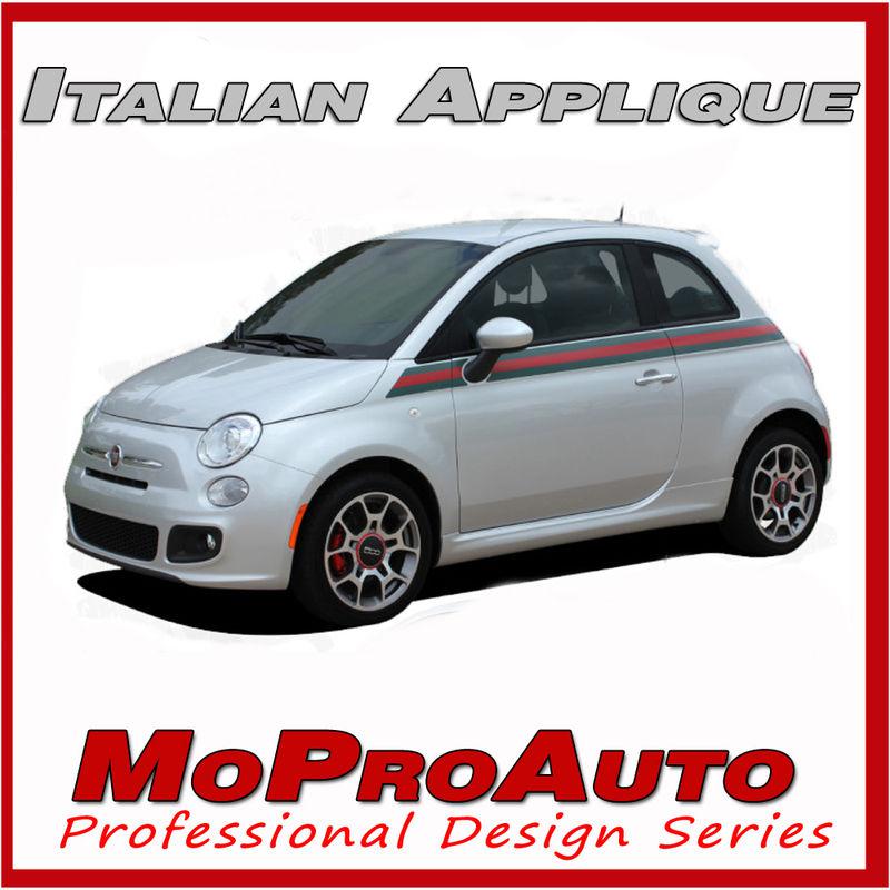 3m side vinyl stripes fiat 500 se applique italian 2014 / decals graphics f12