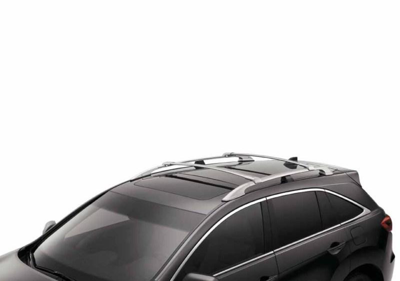 2013-2014 acura rdx oem roof rack crossbars silver !!! new !!