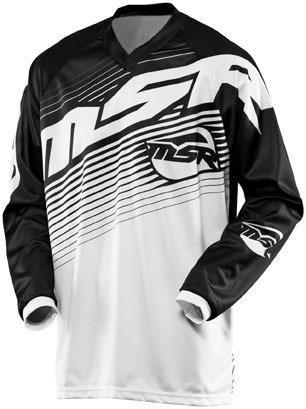 Msr 2014 youth axxis blk/wht jersey size extra small xs