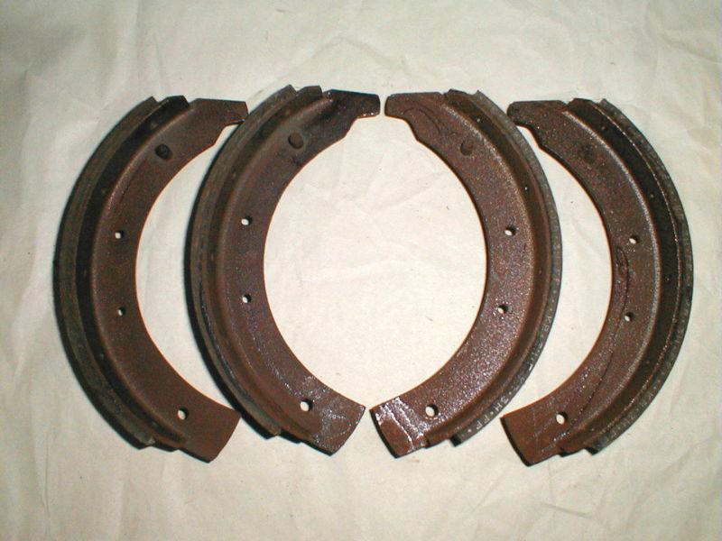 Bonded brake shoes austin a40 a50 ford consul zephyr zodiac morgan plus 4 front