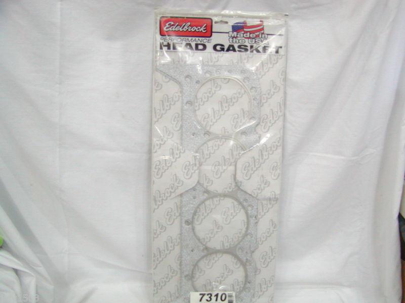 Read listing unopened edelbrock 7310 head gaskets handling wear free ship