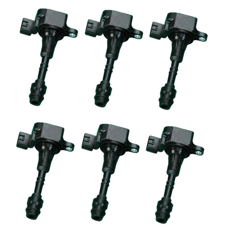 Ignition coil pack set of 6 nissan infiniti 22448-8j115 22448-8j111 22448-8j11c