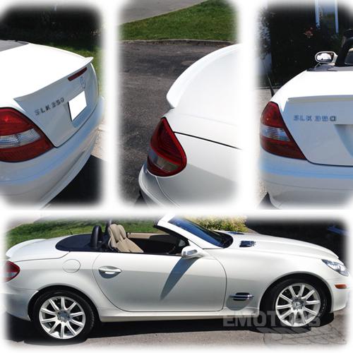 Painted mercedes benz slk-class r171 convertible a trunk spoiler abs 10 #960 Ω