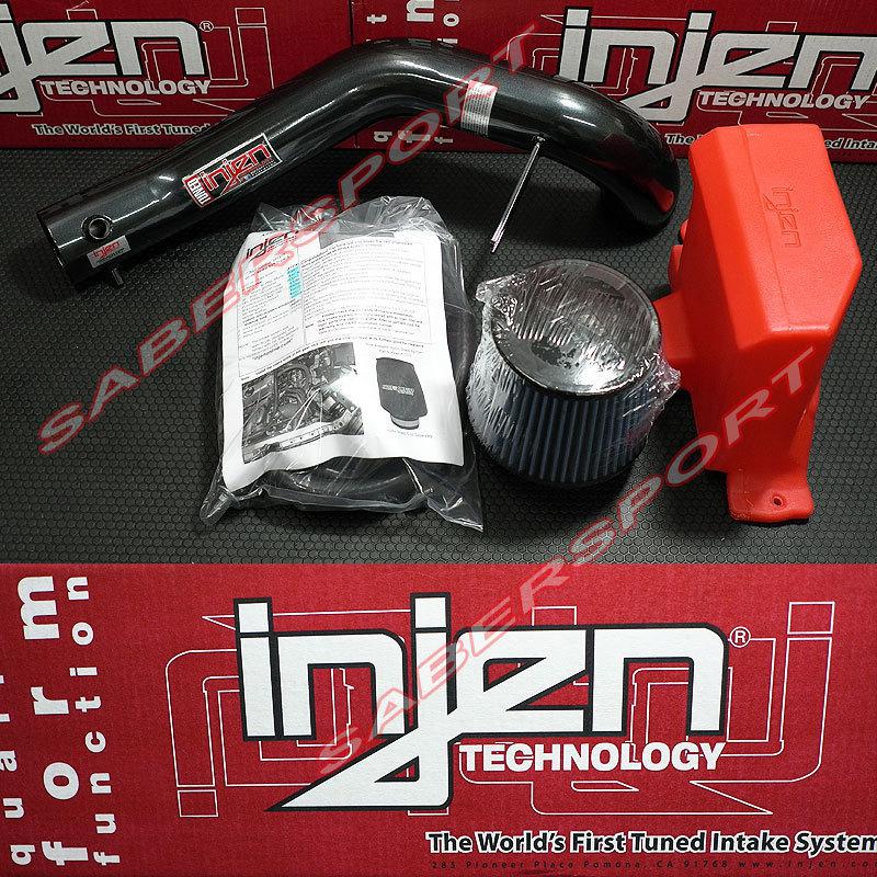 "in stock" injen sp cold air intake 02-06 rsx type s w/ wiper bottle +14hp black