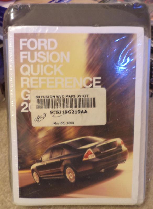 2009 ford fusion quick reference guide 