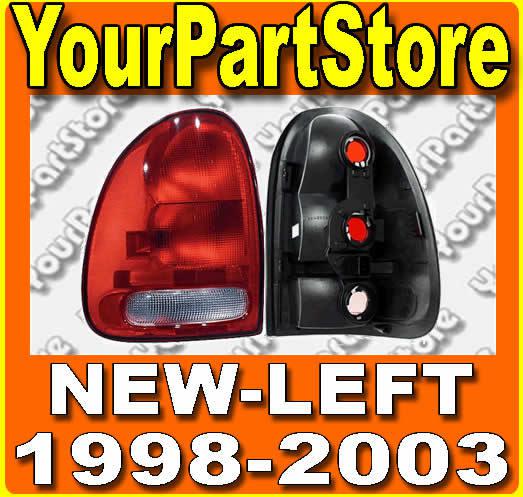 98-03 durangor rear back tail light brake lamp assembly driver side left