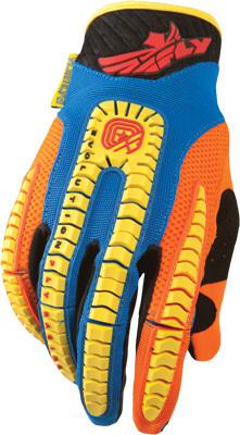 Fly evolution vertigo gloves blue/yellow/orange sz 11 367-11811