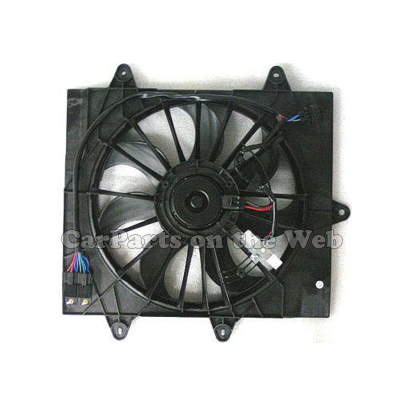 New 2006-2009 chrysler pt cruiser 2.4l turbo radiator cooling fan assembly