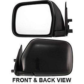 Manual remote side view door mirror assembly driver's left manual fold