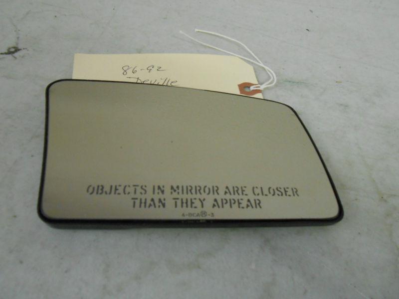 1986,87,88,89,90,91,92 cadillac deville right mirror glass free shipping oem