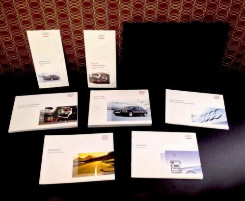 2006 audi a8 owners manual set w case navigation manual free us shipping