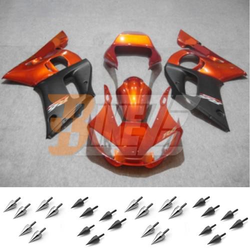 Free bolt kit! body frame fairing kit for yamaha yzf r6 1998 99 00 01 2002 an