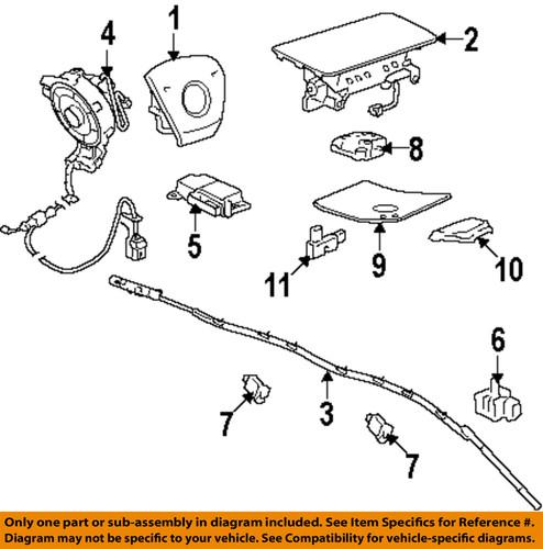 Gm oem 22781279 air bag module-head air bag