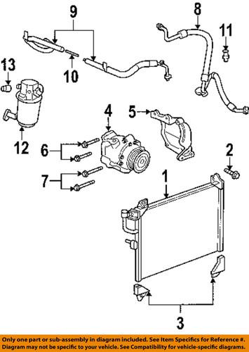 Gm oem 89040362 a/c refrigerant pressure switch