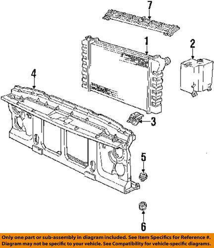 Gm oem 15531514 radiator-recovery tank