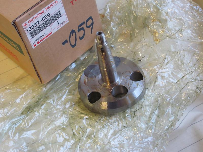 Kawasaki ks125 a kd125 a2 a3 a4 a5 ke125 1974-83 crankshaft lh 13037-059 nos