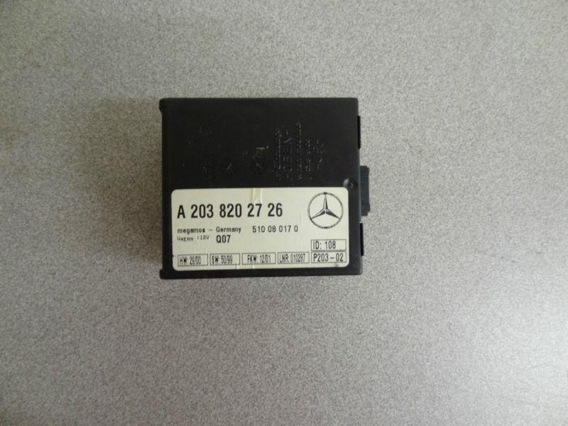 2001 mercedes benz s500 rear right alarm unit towing sensor control module oem