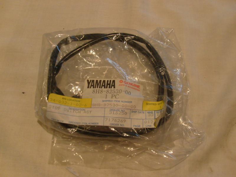 Yamaha 540 stop switch assembly new 8h8 82530 00