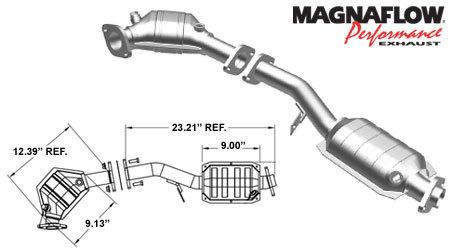 Magnaflow catalytic converter 93235 subaru impreza,outback