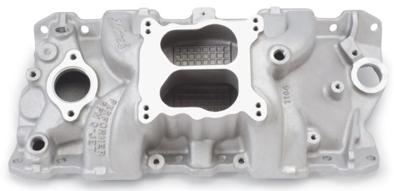 Edelbrock 7104 performer rpm q-jet; intake manifold