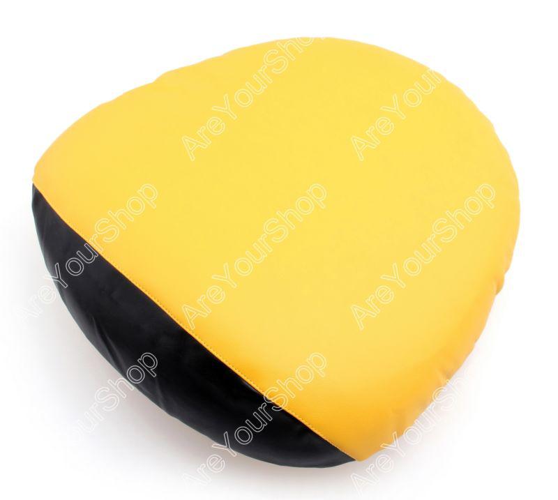 Rear pu leather seat cowl cover pillon suzuki gsxr 1300 08-12 yellow