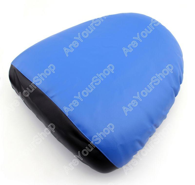 Rear pu leather seat cowl cover pillon suzuki gsxr 1300 1996-2007 blue